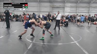 100 lbs Round 5 (6 Team) - Caleb Kemp, Donahue WA vs Felix Simpkins, Shamrock WC