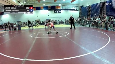 70 lbs Semifinal - Maven Saferite, NOVA Wrestling Club vs Ahmad Quyami, Enlisted Nine Fight Company VA