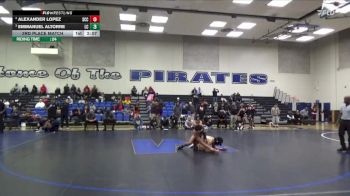 141 lbs 3rd Place Match - Alexander Lopez, Sacramento City College vs Emmanuel Altorre, Lassen College
