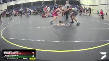145 lbs Round 2 (4 Team) - Lorenzo Austin, NC Pride Elite Wrestling vs Jacob Garrison, Palmetto White