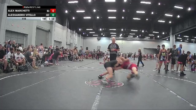 115 lbs Round 1 (4 Team) - Alex Marchetti, Mat Assassins vs Alessandro ...