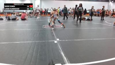 67 lbs Round 1 (4 Team) - Laken Oldershaw, Slate Wrestling Academy vs David Comes, East TN Wrestling