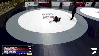 53 lbs Semifinal - Adlan Afaunov, Elk Grove Wrestling Academy vs Enzo Yasutomi, Rough House Wrestling