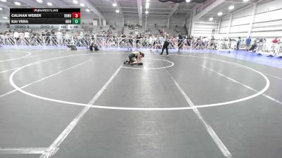 80 lbs Rr Rnd 2 - Calihan Weber, Demolition Elite vs Kai Vera, Ohio Valley Forge