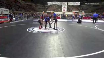 70 lbs Champ. Round 2 - Juelz-King Brewick, California vs Gabriel Hernandez-Bin, Total Kaos Wrestling Club