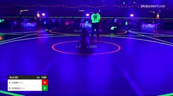 57 lbs Semifinal - Aaron Lopez, Red Wave Wrestling vs Santino Andujo, New Mexico Wolfpack