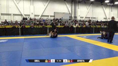 JEFFREY N. vs CIRO A. 2024 World IBJJF Jiu-Jitsu No-Gi Championship