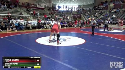 6A 145 lbs Cons. Round 1 - Kaylie Owens, Cabot vs Shelby Dean, Heritage