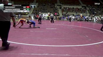 5A 157 lbs Quarterfinal - Brandon Thompson, Ramsay High School vs John Baggett, Montevallo