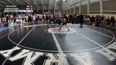 100 lbs Champ. Round 2 - Gavyn DeCol, Utah vs Karsten Kilgore, Wyoming