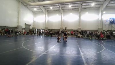42 lbs Quarterfinal - Boston Hood, Charger Wrestling Club vs Hank Willet, Wasatch Wrestling Club
