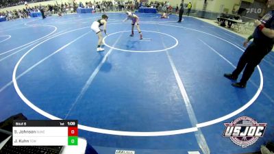 80 lbs Round Of 64 - Samuel Johnson, Duncan Demon Wrestling vs Jack Kuhn, Team Conquer Wrestling