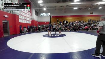 165 lbs Semifinal - Samantha Bennett, Windham vs Ayla Saeturn, Bishop Guertin