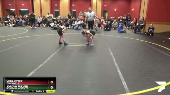 46 lbs Round 5 (6 Team) - Vera Otter, Team NBWC vs Jordyn Pulver, MI Queen Of The Mats