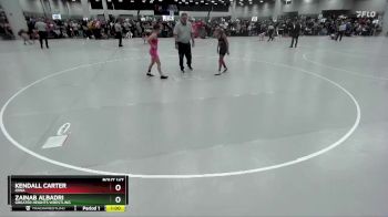 105 lbs Cons. Round 1 - Zainab Albadri, Greater Heights Wrestling vs Kendall Carter, Iowa