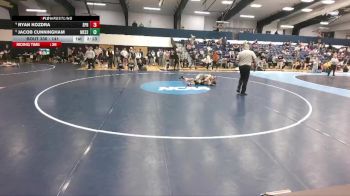 141 lbs Quarterfinal - Jacob Cunningham, Messiah vs Ryan Kozdra, Springfield College
