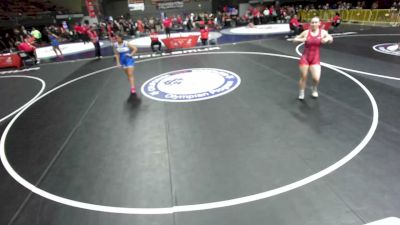 170 lbs Champ. Rd Of 16 - Emily Carvalho, Redwood High School Wrestling vs Angelina Carrillo, Ayala High School Wrestling