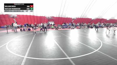 12U Boys - 82 lbs Cons. Round 2 - Waylon Rozeboom, Stoughton Viking Wrestling Club vs William Brus, Iowa