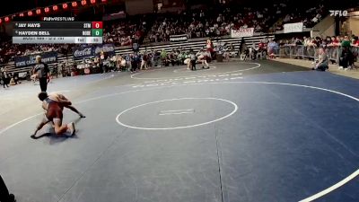 D 2 157 lbs 5th Place Match - Jay Hays, St. Thomas More vs Hayden Bell, North DeSoto