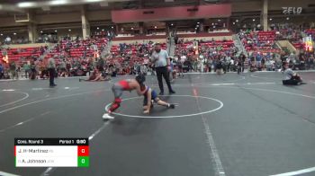 100 lbs Cons. Round 3 - Atalii Johnson, Jackson County Wrestling vs Jose F. Hernandez-Martinez, Red Storm