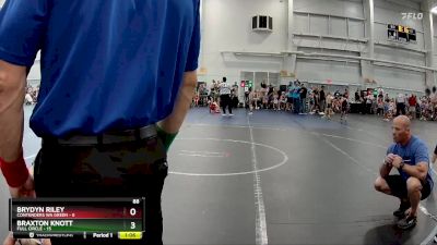 88 lbs Round 6 (8 Team) - Brydyn Riley, Contenders WA Green vs Braxton Knott, Full Circle