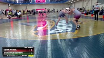 174 lbs Cons. Round 4 - Gavin Hollingsworth, Alvernia University vs Dylan Weaver, Shenandoah University
