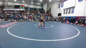 120 lbs 1st Place Match - Caden Simianer, Upton vs Searney O`Brien, Sheridan