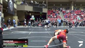 130 lbs 1st Place Match - Thunder Page, South Central Punisher Wrestli vs Noah Wuthnow, Abilene Kids Wrestling Club