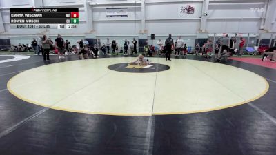 60 lbs Quarterfinal - Emryk Wiseman, WV vs Rowen Musch, OH