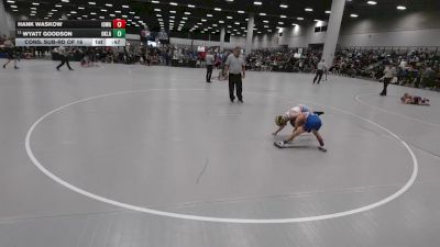 63 lbs Cons. Sub-rd Of 16 - Hank Waskow, Iowa vs Wyatt Goodson, Oklahoma