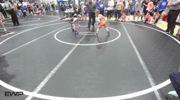 52 lbs Consolation - Jaxen Henderson, Beggs Youth Wrestling Program vs Sullivan Richard, Cushing Tigers