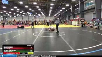 110 lbs Round 3 - Jake Stein, PA Gold vs Joaquin Salas, Morris Fitness