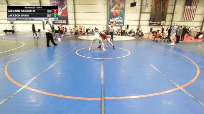 182 lbs Round Of 64 - Davis Keppley, 10th Planet Black vs Malaki Washinton, Team Shutt Godzilla