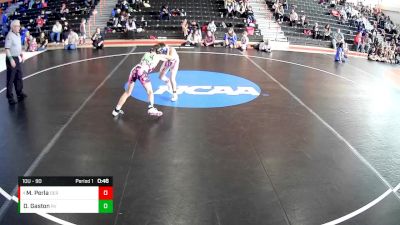 10U - 90 lbs Round 1 - Myles Perla, Derry vs Dax Gaston, River Valley