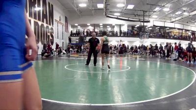 124 lbs Round 6 (16 Team) - Emma Engels, Aurora vs Daniela Contin, Point Park