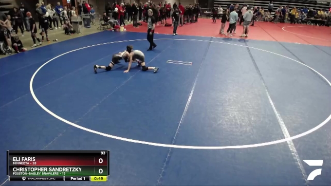 93 lbs Placement (4 Team) - Eli Faris, Minneota vs Christopher ...