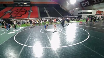 43-47.2 lbs Champ. Round 2 - Teague Southwick, Utah vs Asael Rodriguez, Utah