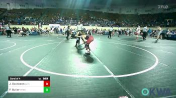 100 lbs Consi Of 4 - Jaxon Doonkeen, Little Axe Takedown Club vs Preston Butler, Hilldale Youth Wrestling Club