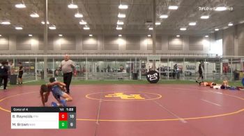 105 lbs Consolation - Benjamin Reynolds, Titan PA vs Miller Brown, Indy All Stars