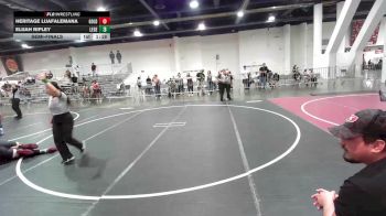 156 lbs Semifinal - Heritage Luafalemana, Golden Backs MRTC vs Elijah Ripley, Legends Of Gold LV