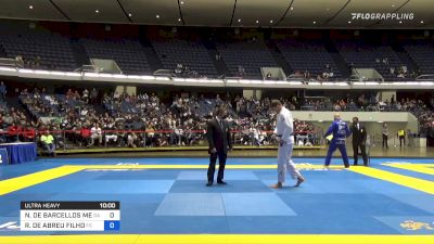 NICHOLAS DE BARCELLOS MEREGALI vs ROBERTO DE ABREU FILHO 2021 World Jiu-Jitsu IBJJF Championship