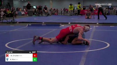 133 lbs Rd Of 32 - Boo Dryden, Nebraska vs Angelo Rini, Columbia