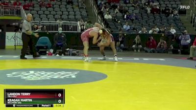 215 lbs Cons. Round 1 - Keagan Martin, Bellmont (IN) vs Landon Terry, Tell City