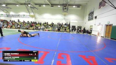 184 lbs Cons. Round 3 - Farzad Hashimi, Cerritos College vs Bobby Ramirez, Rio Hondo