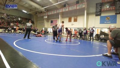 170 lbs 3rd Place - Aron Cisneros, Skiatook Youth Wrestling vs Elijah Goode, Buck Pride Wrestling