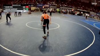 D 1 113 lbs Quarterfinal - Vincent Morvant, Lafayette vs Caleb Kirk, Catholic - B.R.