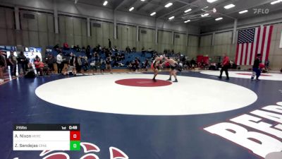 215 lbs Consi Of 32 #2 - Anthony Nixon, Merced vs Zachary Sendejas, Ernest Righetti