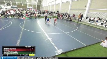 84 lbs Cons. Round 2 - Ryder Schick, Elko WC vs Wyatt Augason, Team Prestige Wrestling