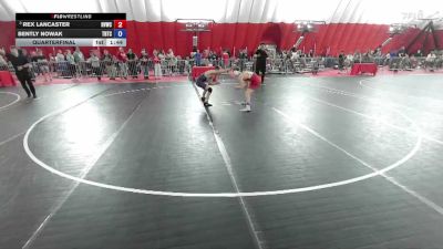 126 lbs Quarterfinal - Rex Lancaster, Holmen Viking Wrestling Club vs Bently Nowak, Team Nazar Training Center