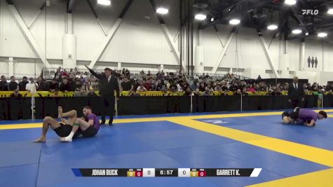 GARRETT K. vs JOHAN BUCK 2024 World IBJJF Jiu-Jitsu No-Gi Championship